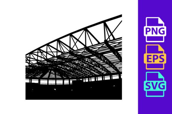 A Bold Football Silhouette for Illustrations & Graphics