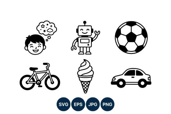 A Brand Designer's Review: Black & White Fun Kids Graphics