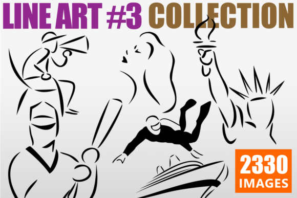 A Designer's Take on the Line Art Mega Collection 3