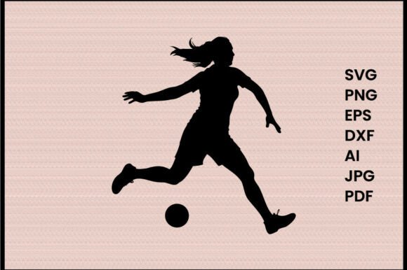 A Dynamic Silhouette Graphic for Athletic Craft Projects