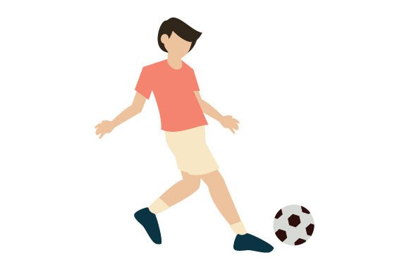 A Dynamic Soccer Design for Sports Crafts and Custom Products
