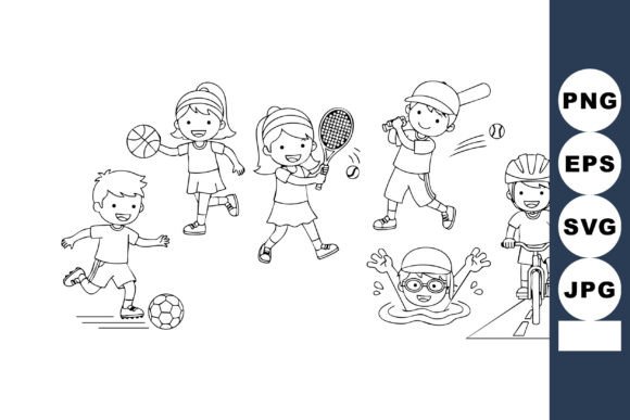 A Dynamic Vector Graphic for Sports & Family Content