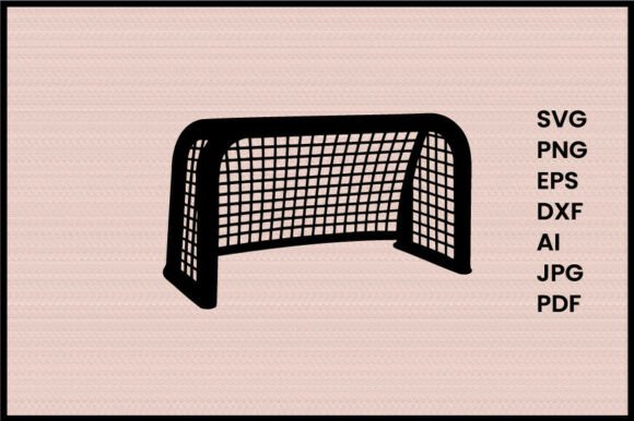A Hockey Net Graphic For Crafting Playful Local Brand Stories
