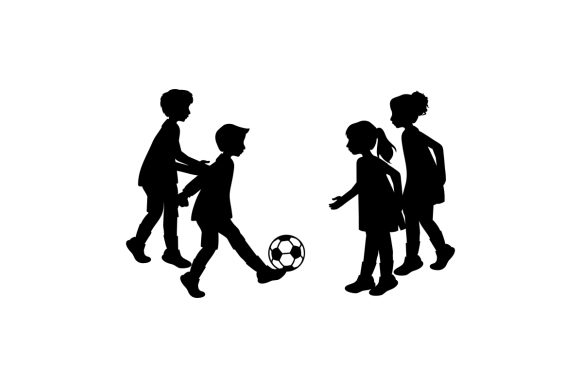 A Playful Silhouette Asset for Sports-Related Crafts
