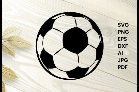 A Soccer Ball Silhouette for Graphics in Brand Design
