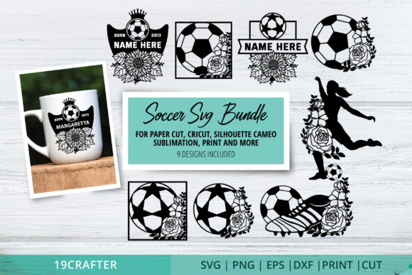 A Soccer Graphic Design Asset for Crafting & Publishing