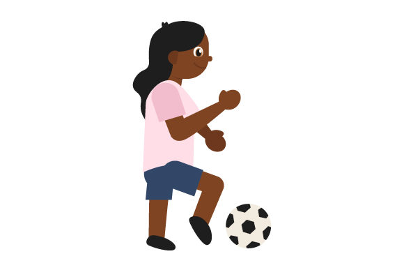 An SVG Soccer Player Crafting Sports-Themed Handmade Joy