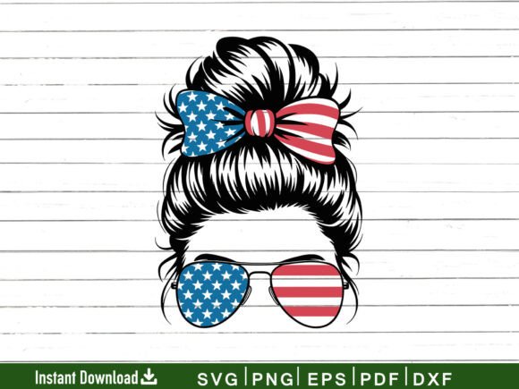 Messy Bun SVG for Cricut Crafts and Blog Graphics