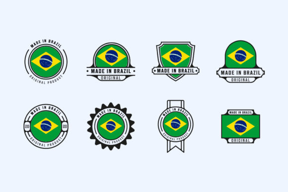 Reviewing a Made in Brazil Logo Outline Graphic