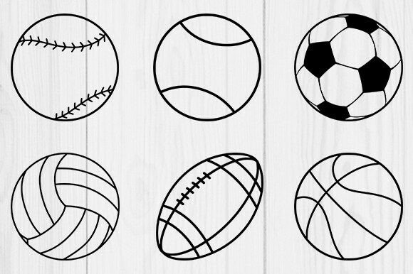 Sports Balls SVG Bundle: A Crafters' Graphic Toolkit